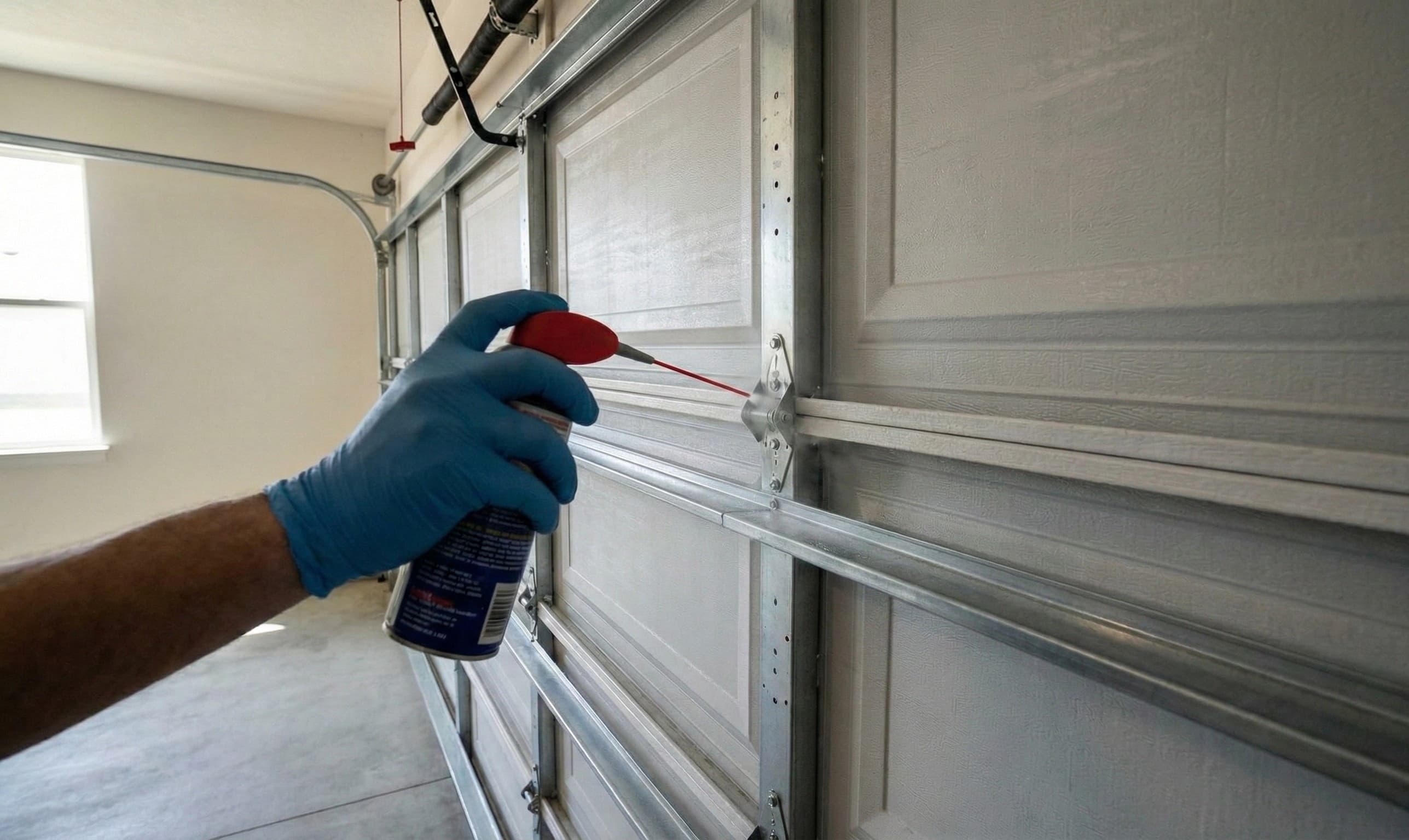 How to Lubricate a Garage Door